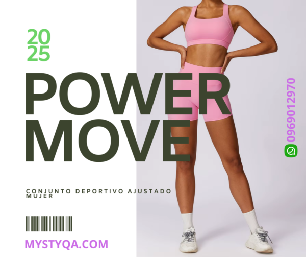 Power Move Conjunto deportivo ajustado mujer